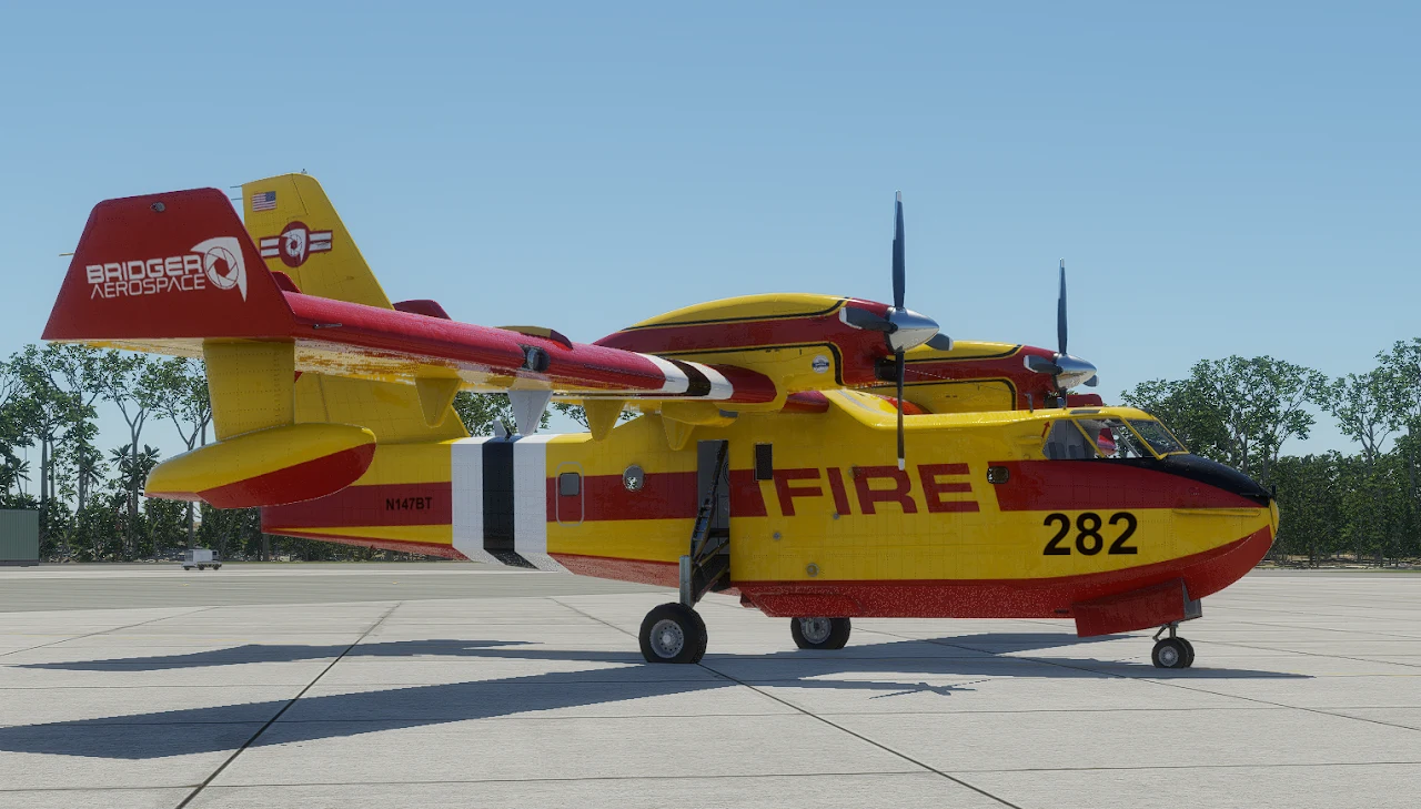 Bridger Aerospace CL-415 model in X-Plane